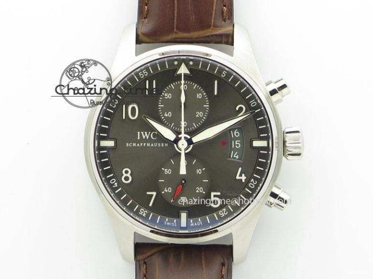 MIROTIME 0131 Portofino Chrono RG White Dial on Black Leather Strap A Vibrant 7385